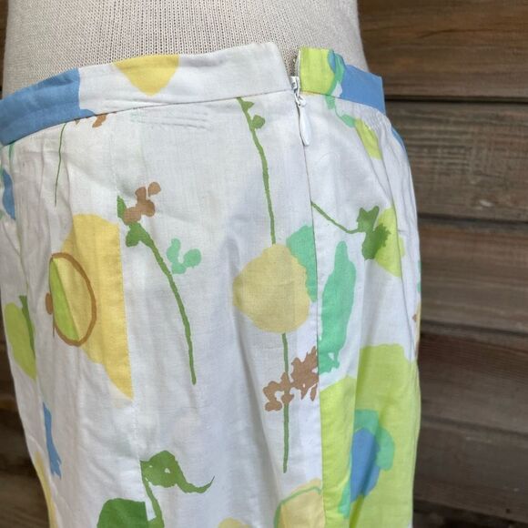 Kasper Floral Water Color Midi Skirt Size 10 EUC - Picture 4 of 8